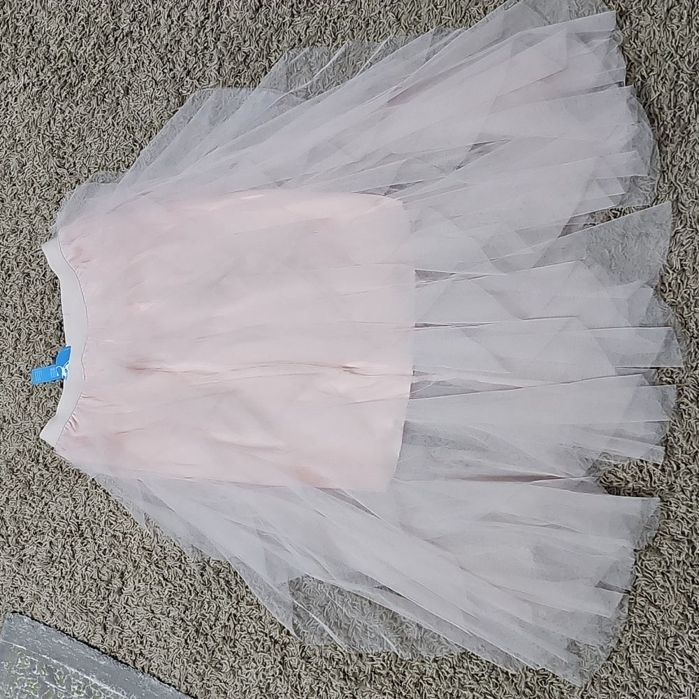 NWT Cupshe Tis' The SZN Tiered Tulle Mesh Skirt Elastic Waist Midi Small - Picture 4 of 6